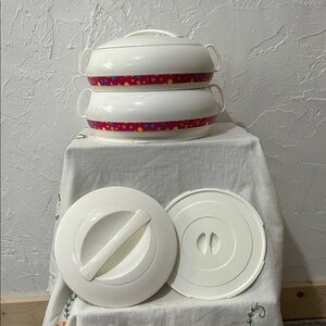 InsoCore 1.5 qt
White Stackable Serving Casserole Set
5 pieces